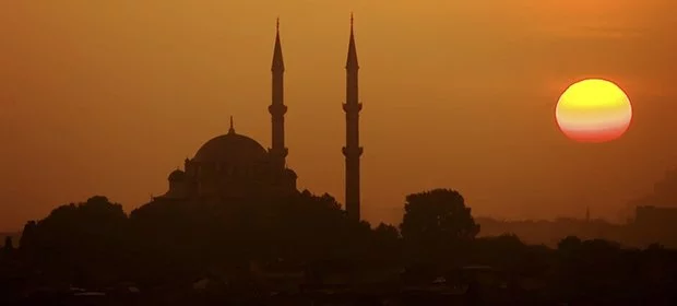 Sonnenuntergang / Silhouette Istanbul
