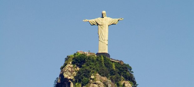 Christusstatue auf dem Berg Corcovado in Rio De Janeiro